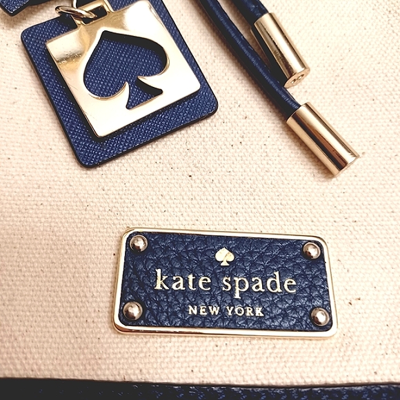 KATE SPADE Oliver Street Canvas Jacey Drawstring Bucket Crossbody Shoulder Bag - Picture 6 of 12